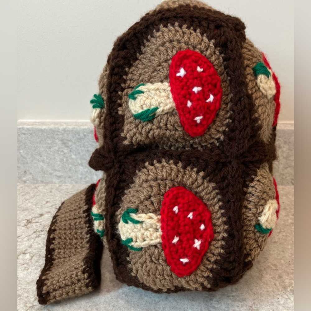 Granny Squares Mushroom Bag - Picture 4 of 6